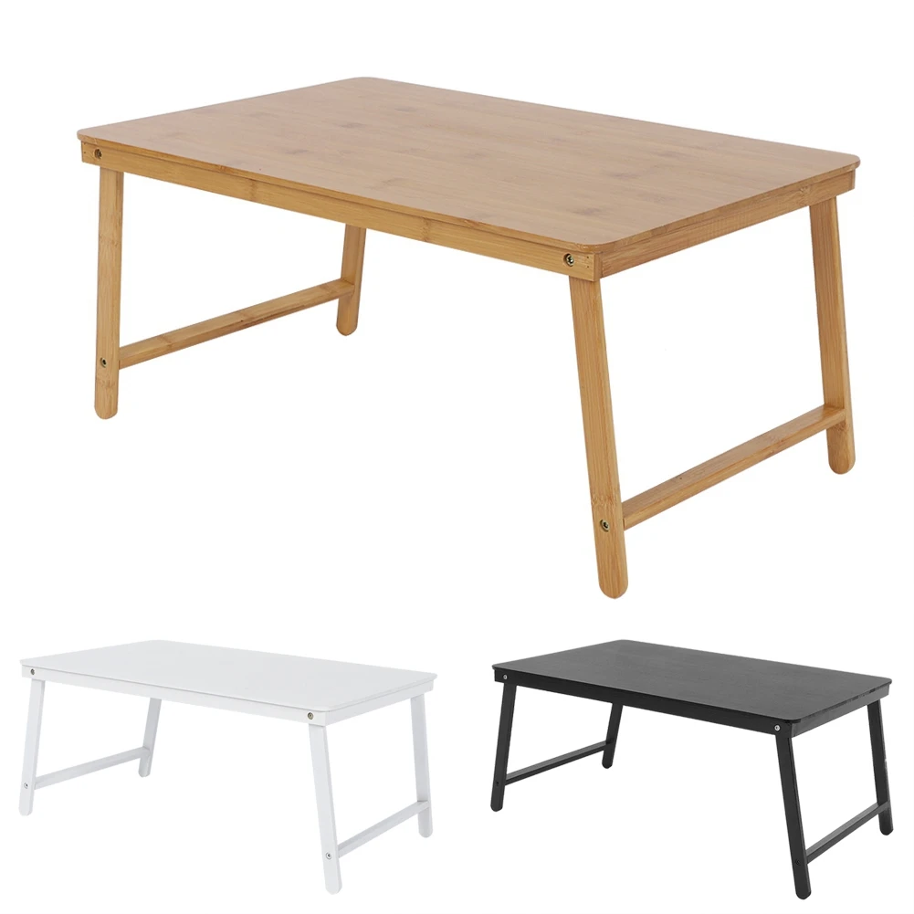Круглый Угловой дизайн портативный складной Бамбуковый стол для ноутбука безопасный столик для ноутбука для кровати портативный складной Бамбуковый стол для ноутбука