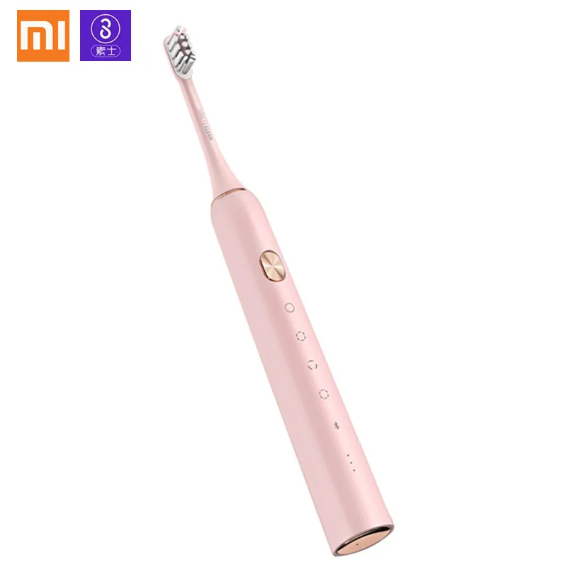

Xiaomi Mi Soocare Soocas X3 Electric Sonic Toothbrush IPX7 Waterproof with 4 Brushing Modes USB Charge With 2pcs Suitable Head