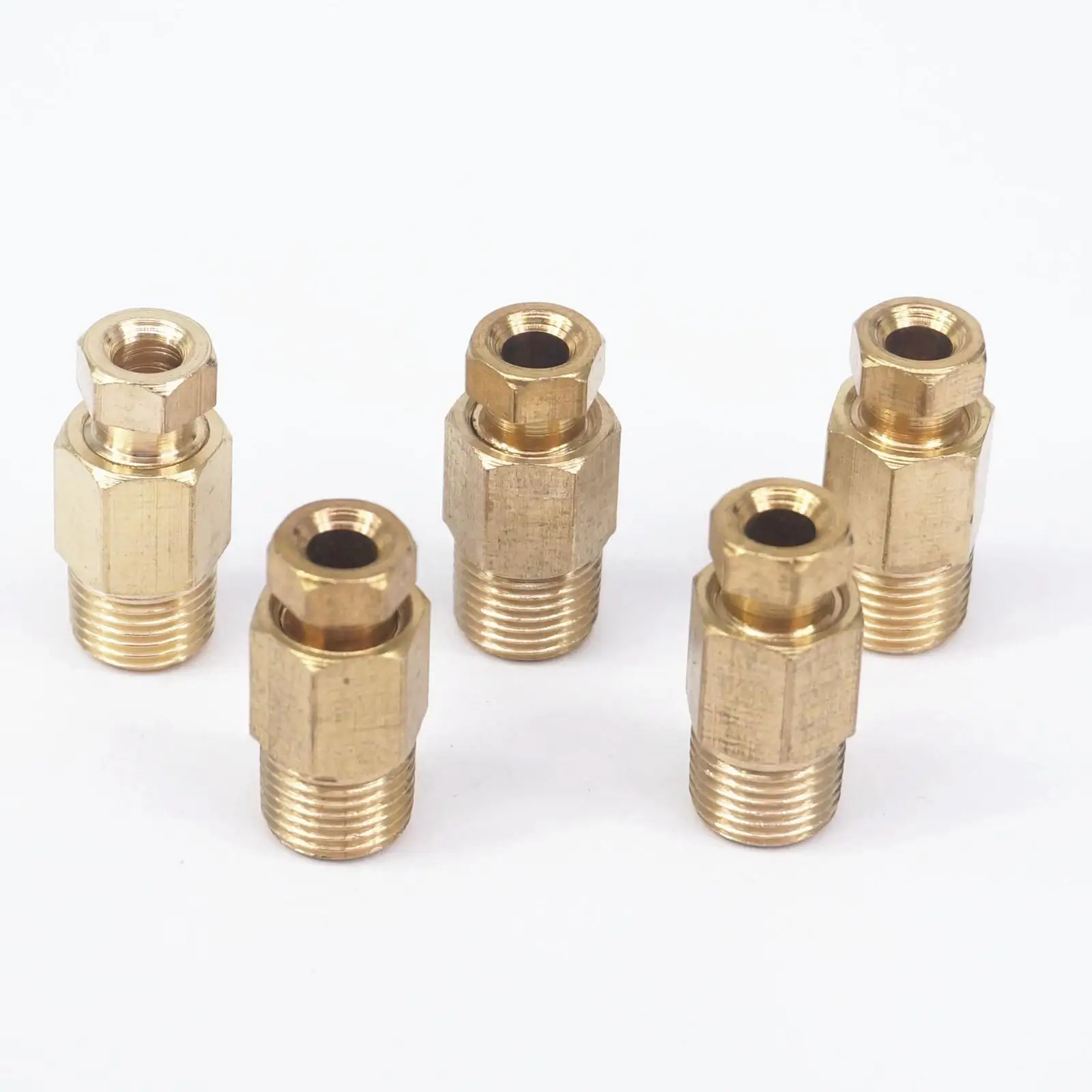 LOT5 M5 Male x 4mm ELbow Brass Connector Machine Tool Oil Filter Canister LOT5 M5 Male x 4mm ELbow Brass Connector Machine Tool Oil Filter Canister