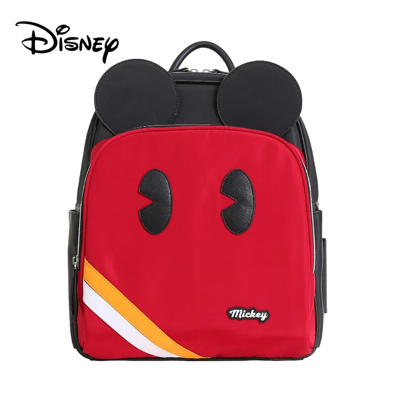 

Disney 2019 Pu Waterproof Material Mummy Diaper Bag Multi-function Nappy Backpack Large Capacity Baby Bag Insulation Mickey Bags