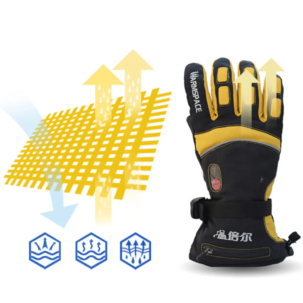 Smart Electric Heat Gloves Winter Hand Warmer Waterproof Heated Gloves Cycling Motorcycle Heating Ski Self Heating Gloves Unisex Smart Electric Heat Gloves Winter Hand Warmer Waterproof Heated Gloves Cycling Motorcycle Heating Ski Self Heating Gloves Unisex