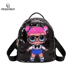 Новый голографический школьный рюкзак с героями мультфильмов, детский рюкзак, прекрасный школьный рюкзак для девочек, sac a dos enfant mochila escolar