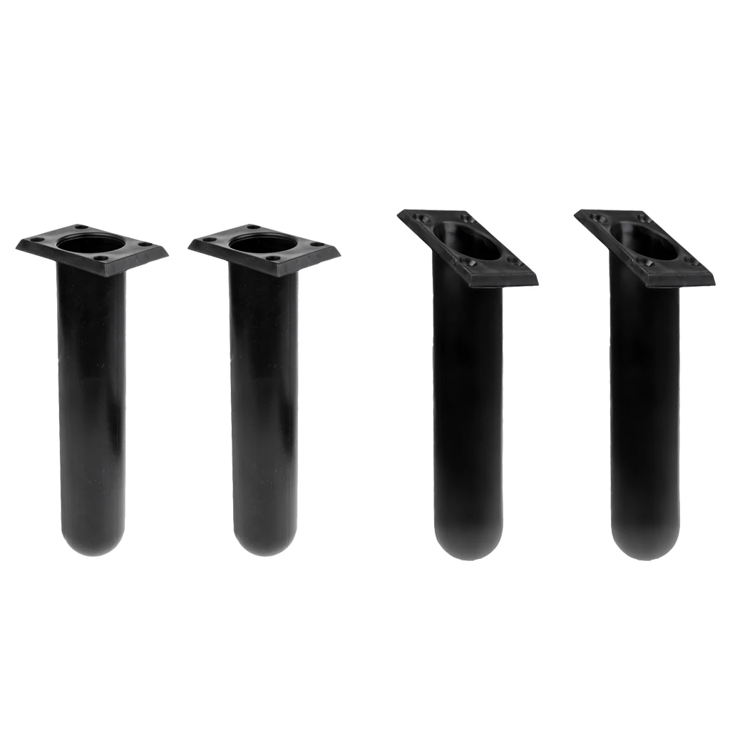

4Pcs Fishing Rod Holder Tube Flush Mount Pole Stand Support Yacht Boat Fishing