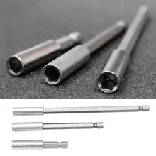 1/4 дюйма с шестигранной головкой удлинитель отвертки магнитный стержень Ручной инструмент Отвертка Мощность аксессуар держатель бар Quick Release 60/100/150 мм