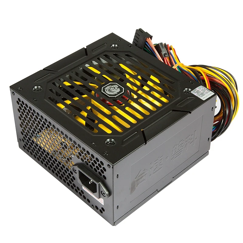 140-260 V ماكس 500 W امدادات الطاقة الكمبيوتر Pc وحدة المعالجة المركزية 12 V 20 + 4Pin 120 مللي متر مروحة كاتمة للصوت بكيي-E Sata محول الطاقة ل إنتل Amd الكمبيوت...