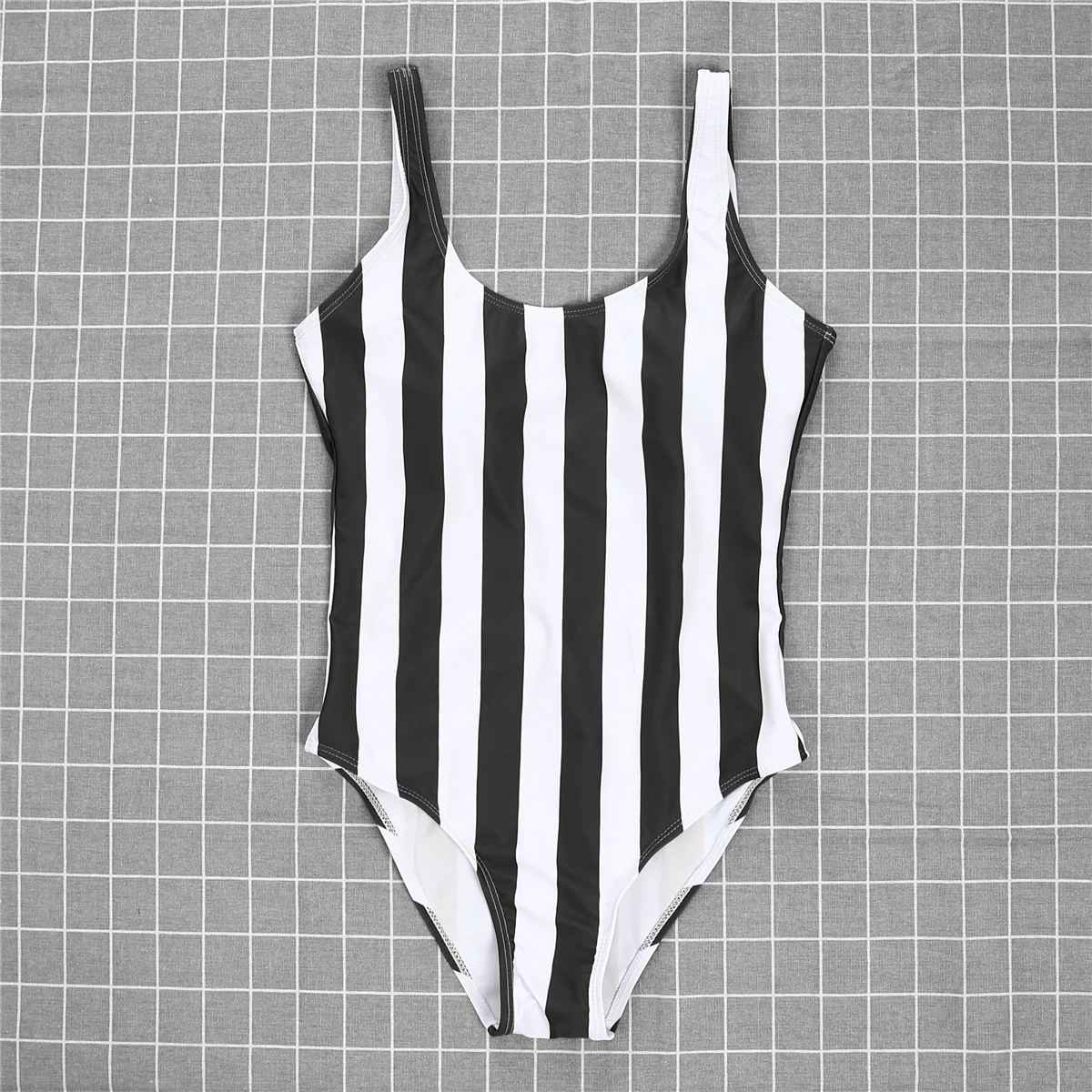 2019 New Sexy Womens One Piece Push Up Padded Monokini Beach Striped Backless Swimwear Swimsuit Bikini Bathing Suits Beachwear-3