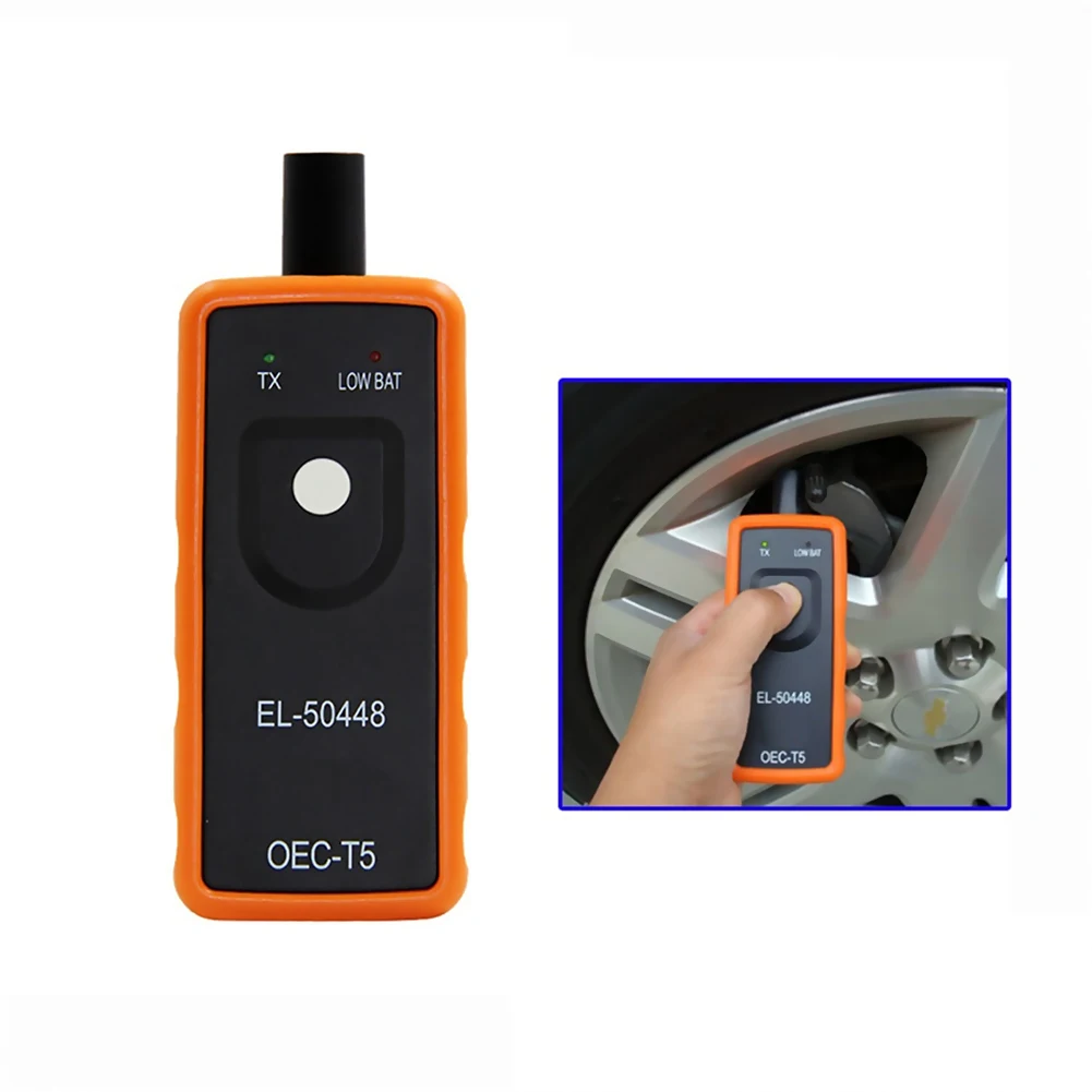 

EL-50448 TPMS Activation Tool OEC-T5 Tire Pressure Monitor Sensor Tire Pressure Reset Device Tire Pressure Gauge