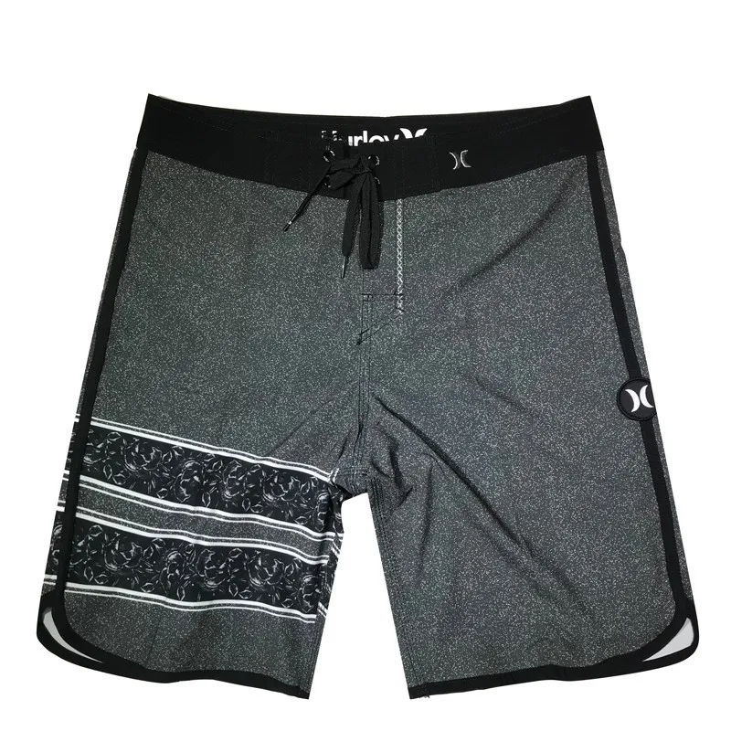 

2019 New Style Board Shorts Quick Dry Elastic Men Summer Beach Shorts Surfing Fitness Gym Shorts Brand Boardshorts