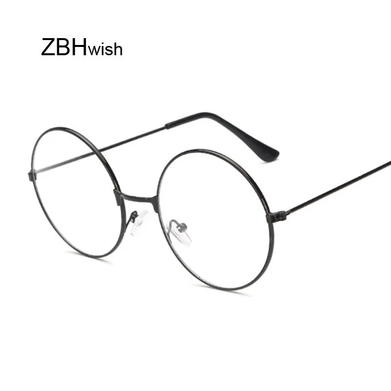 Fashion Vintage Retro Metal Frame Clear Lens Glasses Nerd Geek Eyewear