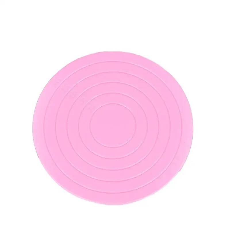 

Cookie Turn Table DIY Baking Tool Plastic Cake Plate Turntable Rotating Anti-skid Round Stand Cake Decorating Rotary Kitchen