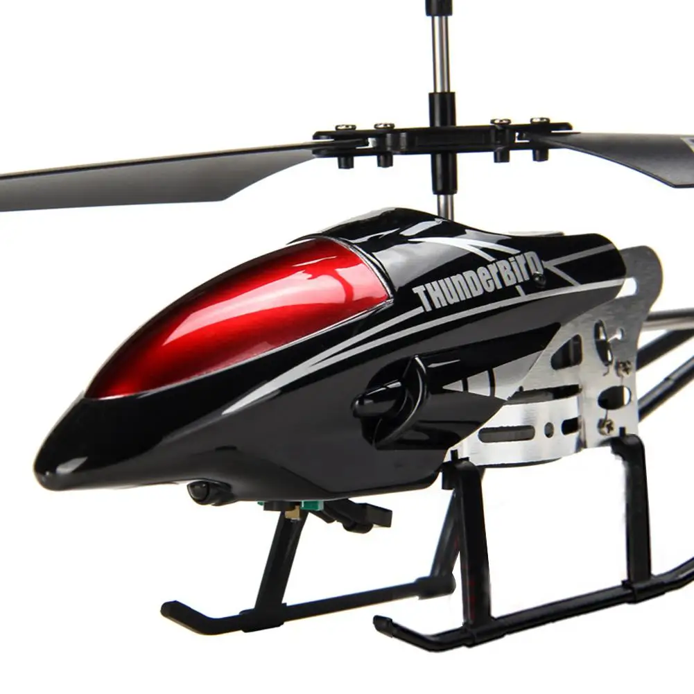 RCtown Helicopter 3.5 CH Radio Control Helicopter with LED Light Rc Helicopter Children Gift Shatterproof Flying Toys Model