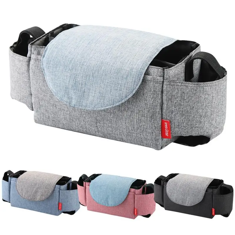 

Multifunctional Baby Hanging Stroller Bags Mummy Travel Diaper Nappy Milk Bottles Storage Nursing Pram Waterproof Portable Bags
