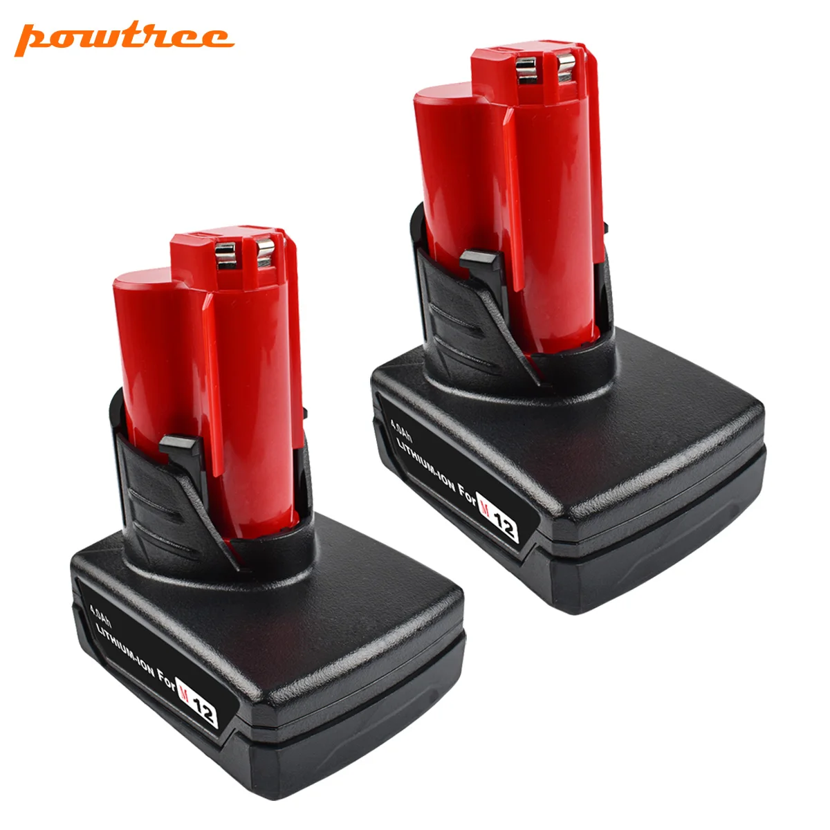 

Powtree 4000mAh 12V for Milwaukee M12 Power Tool Rechargeable Lithium Ion Battery Replacement Battery Backup L10