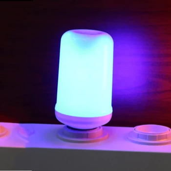 

New Design LED Flame Bulb Upside Down 4 Modes Light E26/E27 Effect Vintage Atmosphere Lighting Lamp Simulated Decorative