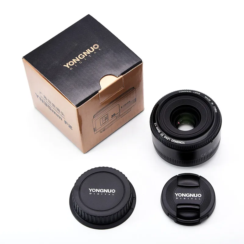 

Yongnuo 35mm lens YN35mm F2.0 lens Wide angle Fixed/Prime Auto Focus Lens For Canon 600d 60d 5DII 5D 500D 400D 650D 600D 450D