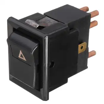

7 Pins Black Hazard Warning Lamp Switch For Land Rover Defender 90 110 130 YUF101490