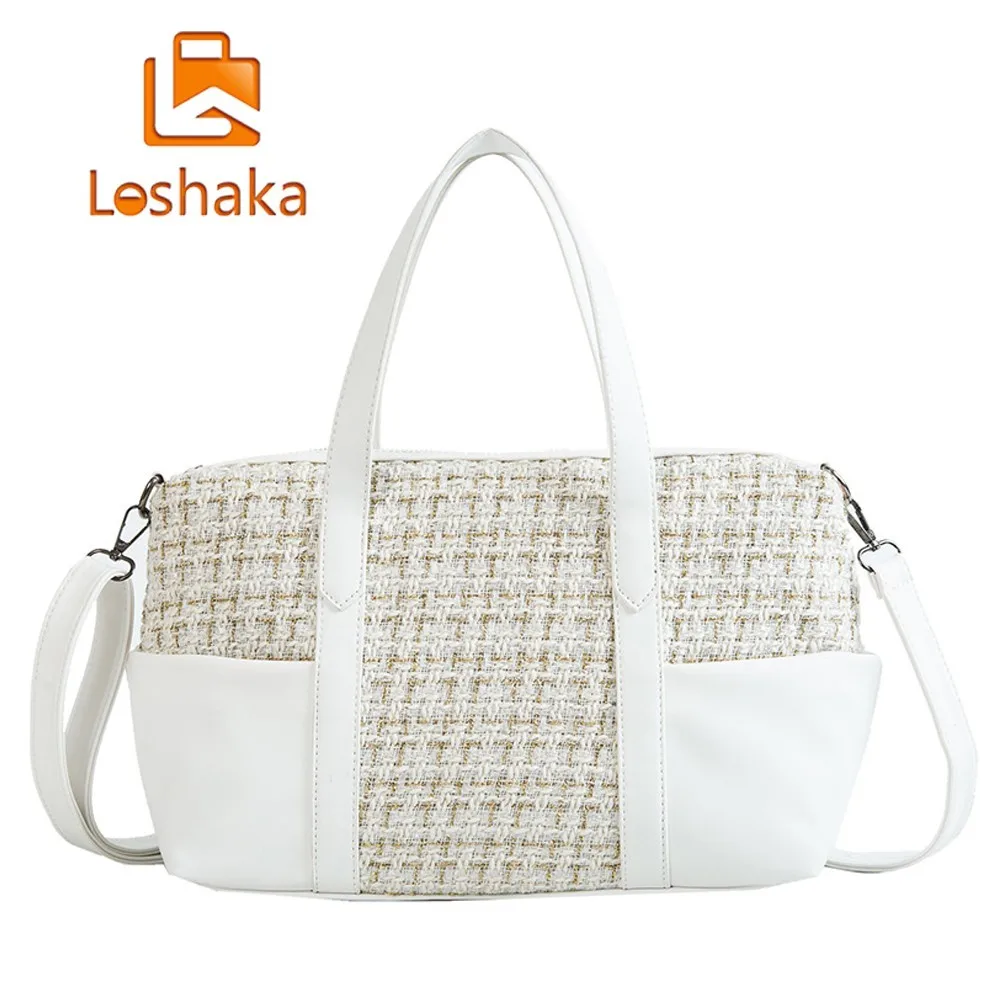 Loshaka الفاخرة العلامة التجارية النساء حقيبة كتف لينة جاكيت جلدي-حقائب بيد عارضة السيدات حمل حقيبة عالية الجودة المرأة حقائب كيس