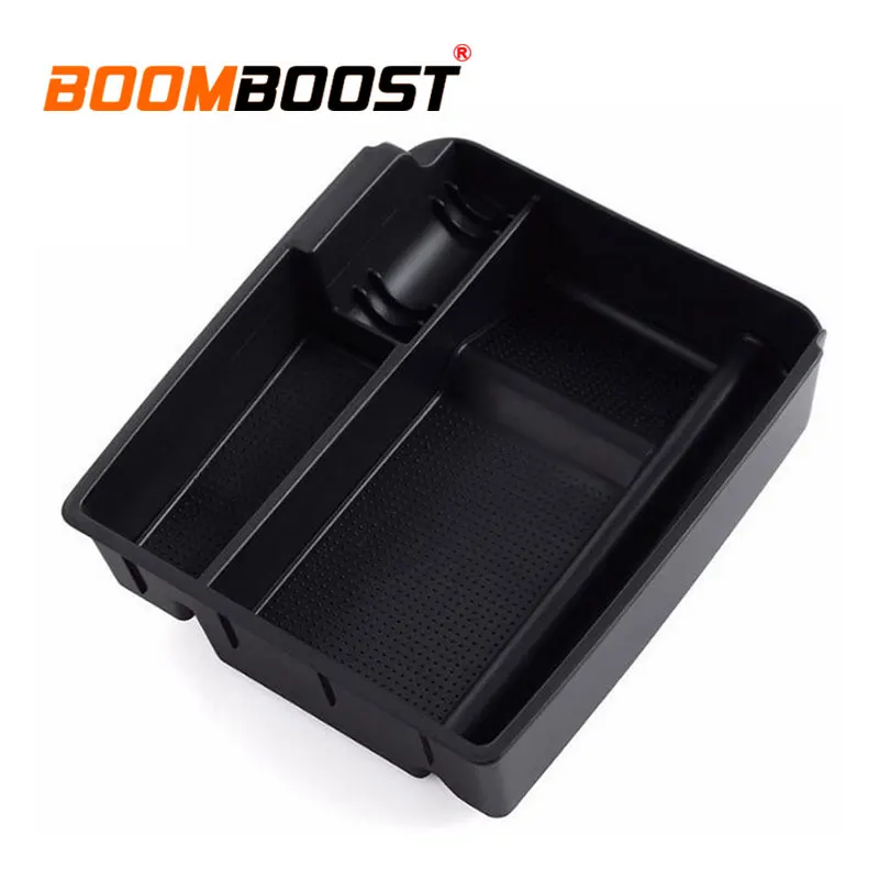 

Black Container With Mat Central Console Control Armrest Storage Box For Kia Sportage 2011-2014 Inner Control Armrest Storage