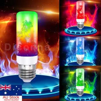 

Merry Christmas 4 Modes E27 LED Flame Effect Fire Light Bulb Flickering Lamp Christmas Home Decor for New Year