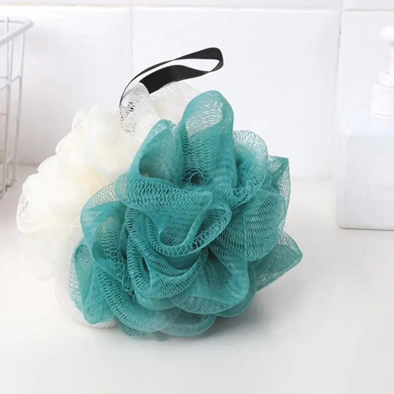 1pc Cute Bath Ball Green Flower Mesh Back Scrubbing Bubble Ball PE Shower Bath Towel Bathroom Products Accessories 1pc Cute Bath Ball Green Flower Mesh Back Scrubbing Bubble Ball PE Shower Bath Towel Bathroom Products Accessories