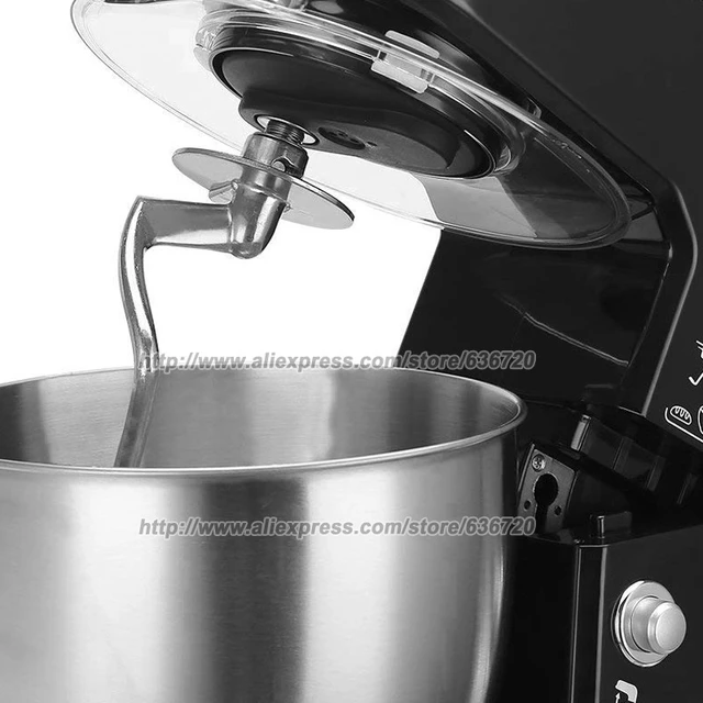 Stand Mixer Kitchen Electric Stand Mixer Tilt-Head Food Mixers 12 Speed 5L  Stainless Steel with Dough Hook Flat Beater Wire Whisk Splash Guard for