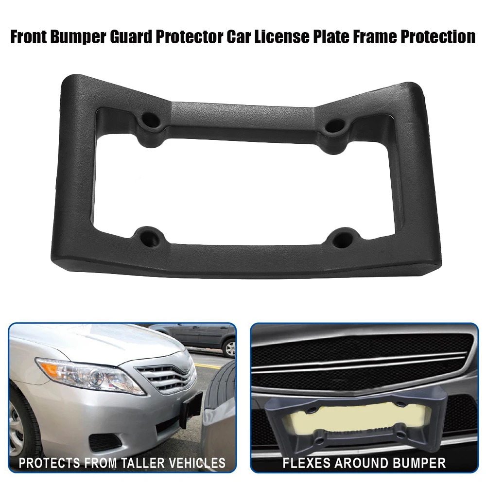 

Universal Car Accessories Front Bumper Guard Protector Car License Plate Frame Front Bumper Protection Cover