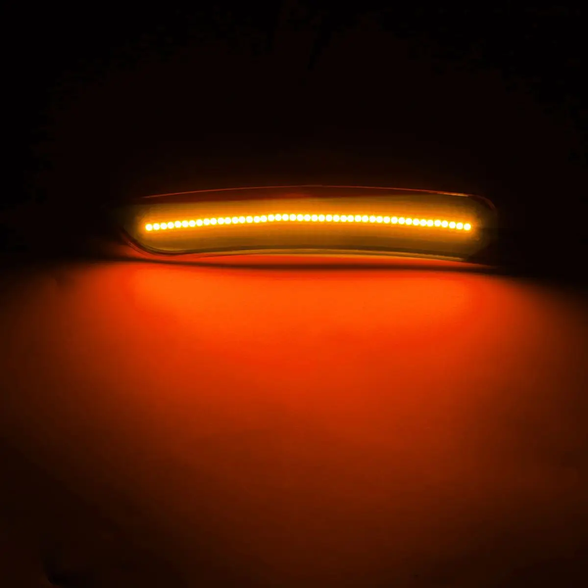 Пара 12 В ABS+ светодиодный фонарь для Chevy Camaro, дымчатый светодиодный фонарь, передняя Янтарная лампа, задние красные боковые габаритные огни, лампы
