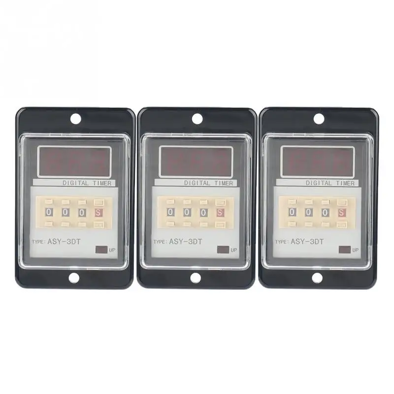 

DC 24V AC 110/220V Multifunctional Digital LED Display Timing Relay 0.01-999 5A