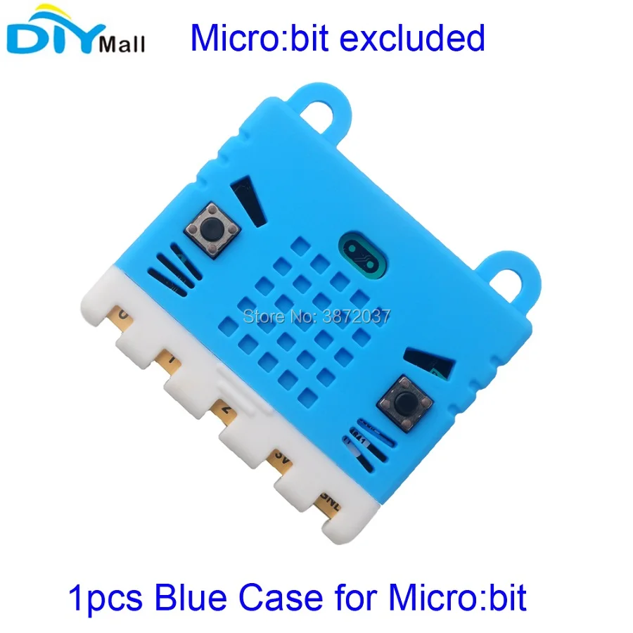 Защитный чехол для BBC Micro:bit Microbit силиконовый мягкий синий чехол|Модули умного