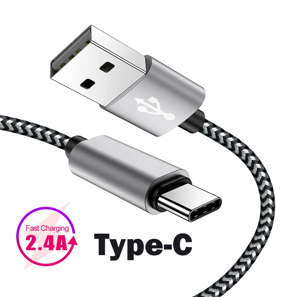 

1M 2M USB Type-C Cable Quick Charger Cable Data Type C Cable For Samsung S9 S8 Note 9 8 Huawei Honor Phone USB Charging Cord