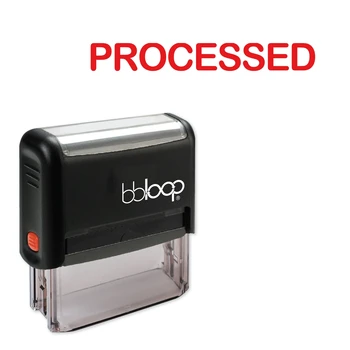 

Bbloop Processed w/Bold Round Style Font and Design Self-Ink