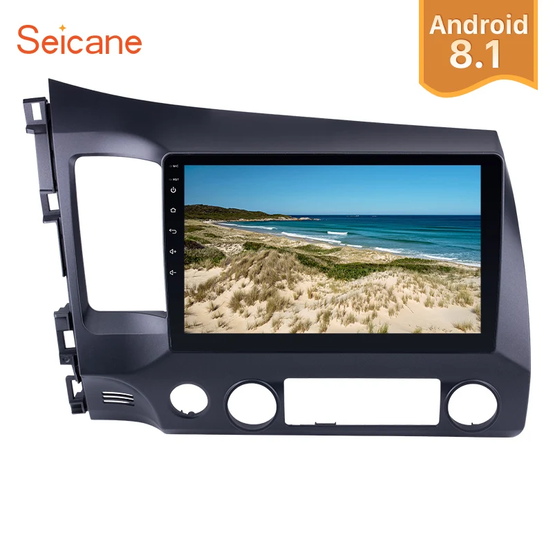 Seicane 10," 2Din Android 8,1 автомобильный Радио сенсорный gps мультимедийный плеер для 2006 2007 2008 2009 2010 2011 Honda Civic