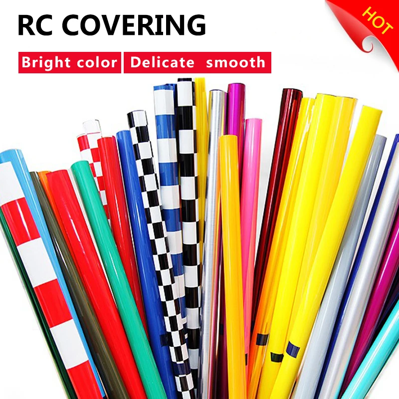 

2Meters/Lot RC Covering Hot Shrink Covering Film Model Film 60 x 200 cm Foils/Covering/Decal For Balsa Wood Airplane Model