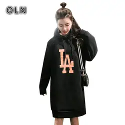 Носик для бутылки куртка новая мода студенческое платье для женщин осень-зима Корейская версия Печатная санитарная