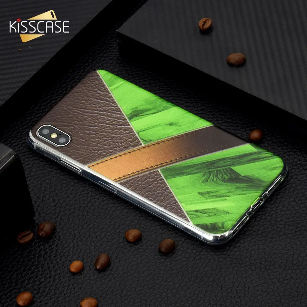 KISSCASE зеленый чехол для телефона с мраморным узором Huawei P20 Lite Pro Mate 10 20 Honor 9 7A Nova 3 3i