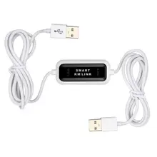 TTKK PC to PC USB to USB Data Transfer Cable Keyboard Mouse KM Data Link Bridge Cable TTKK PC to PC USB to USB Data Transfer Cable Keyboard Mouse KM Data Link Bridge Cable