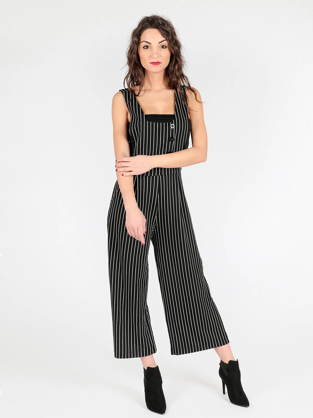 Jumpsuit striped Palazzo pantsin Jumpsuits from Women's Clothing on