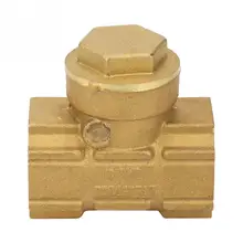 DN25/DN20/DN15 латунный односторонний автоматический обратный клапан для водяного масла кислотный медиаинструмент