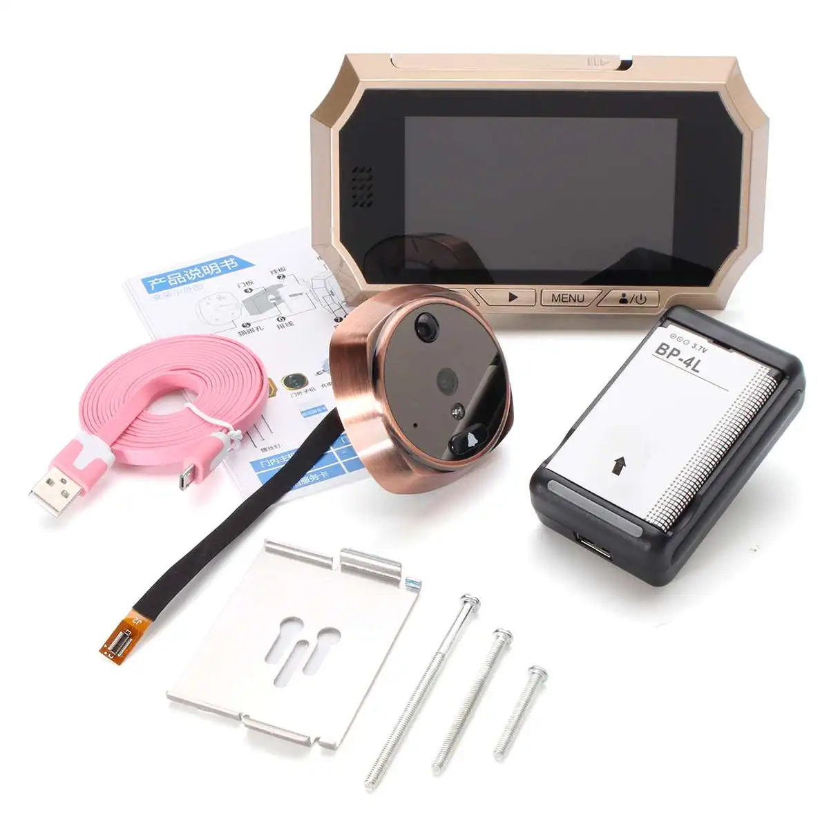 

160 Degree Digital LCD Door Lock Peephole Viewer Eye Doorbell LCD Screen IR Camera Motion Detection Monitor Access Control