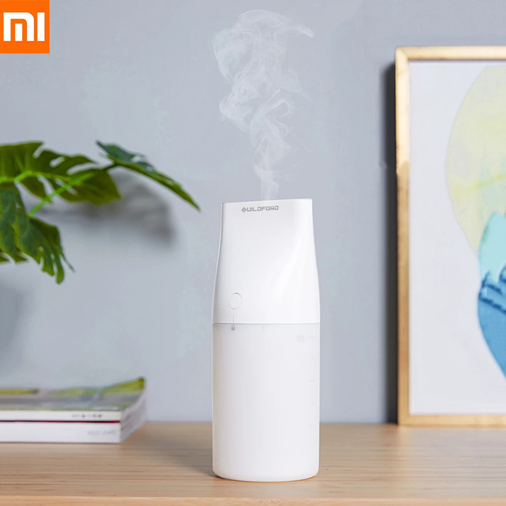 

Xiaomi Guildford Tabletop Air Humidifier 320ML Protable Quiet Desktop Air Purifying with Night light for Family Car Office