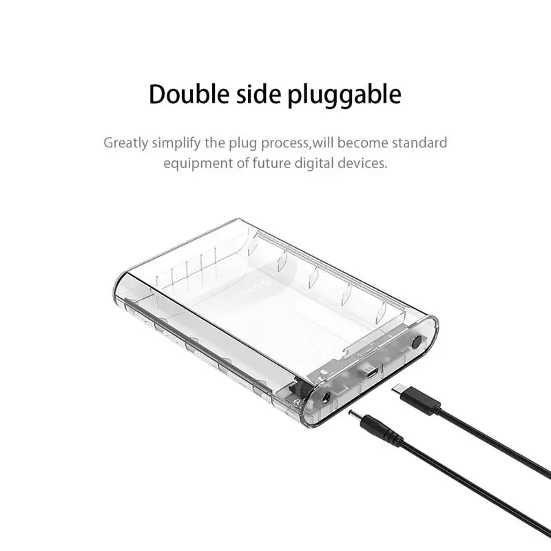  3139C3 35 pulgadas tipo C a SataIII caja de disco duro externo caja Ssd/adaptador para disco duro S