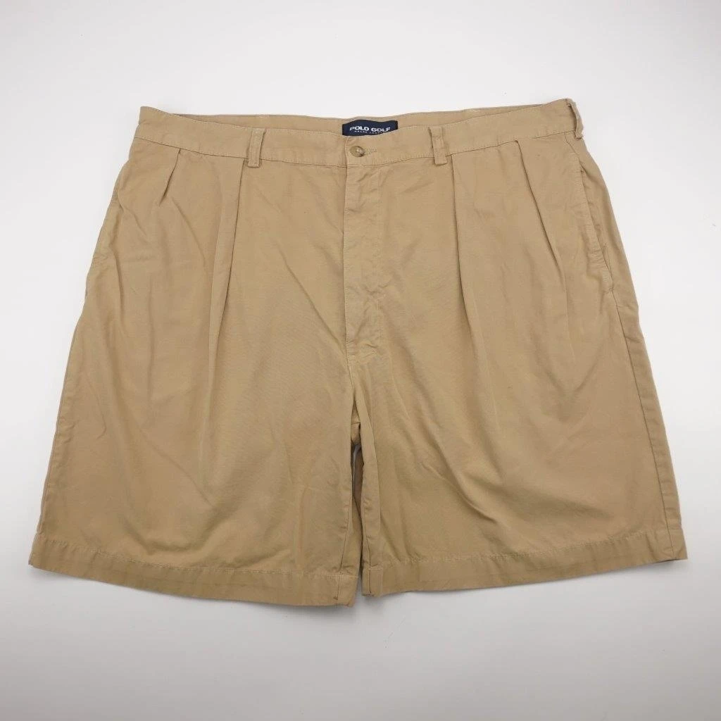 RALPH LAUREN POLO GOLF Pleated Golf Shorts Khaki Mens 40Casual Shorts