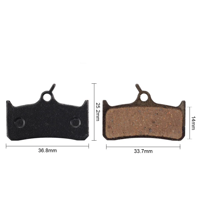 

4 Pairs Disc Brake Frictio Pad for Shimano Mountain Bicycle Resin Semi-metallic