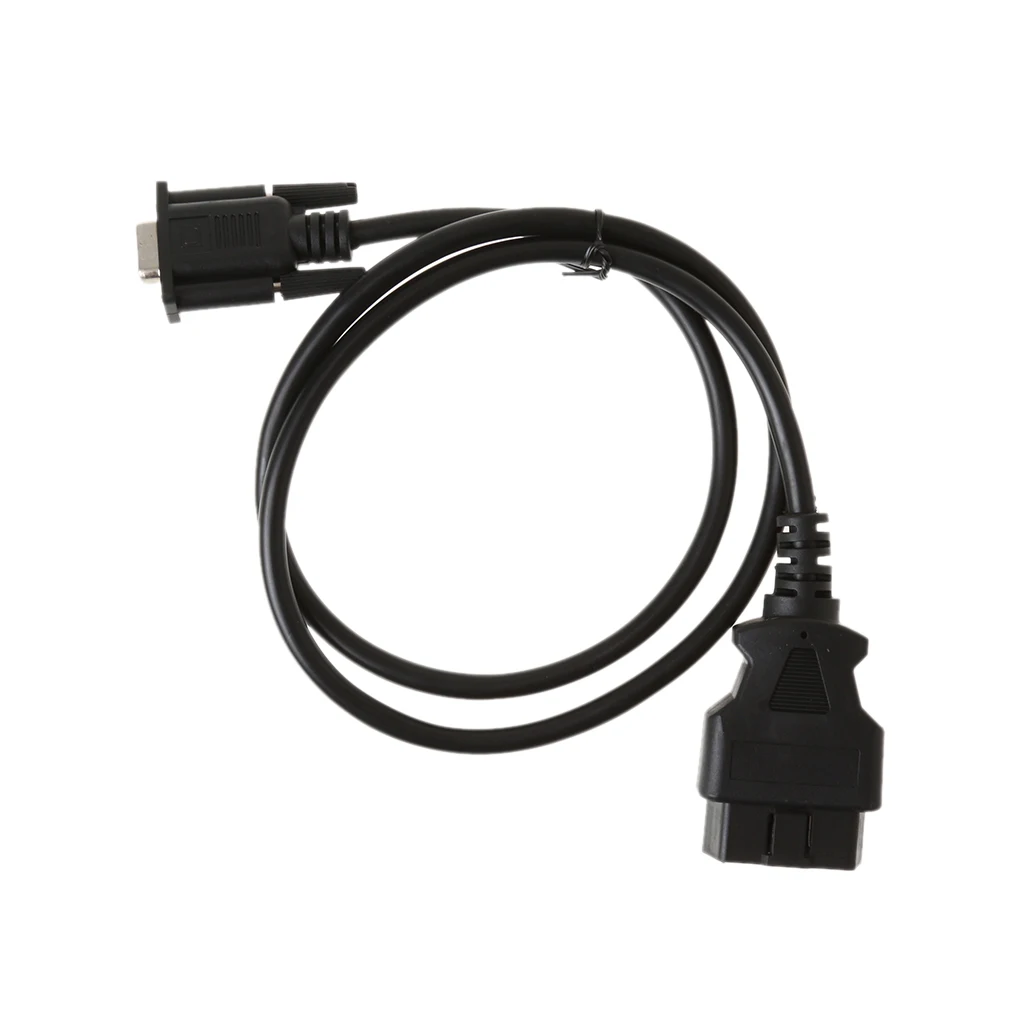 

OBD2 16-Pin Male to DB9 Female Serial Port Adapter Cable for Cars Vehicles