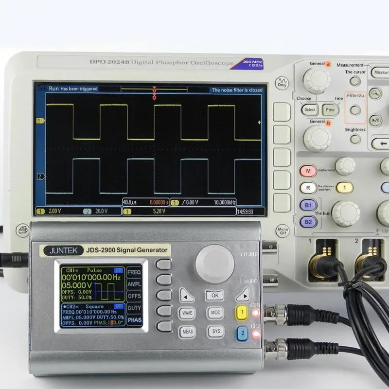 ЖК-дисплей ручной программы цифровой контроль двухканальный DDS функция генератор сигналов произвольной формы волны импульсный частотомер JDS290