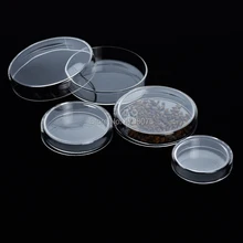 60 мм 3 комплекта/коробка боросиликатные Петри блюда с крышкой стекло для химии лабораторных бактериальных дрожжей