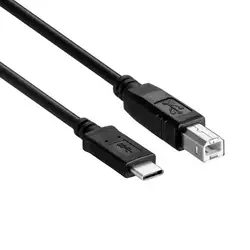 Горячие AMS-USB-C USB 3,1 Тип C штекерным USB2.0 USB B Мужской кабель для передачи данных для ноутбука жесткий диск принтера