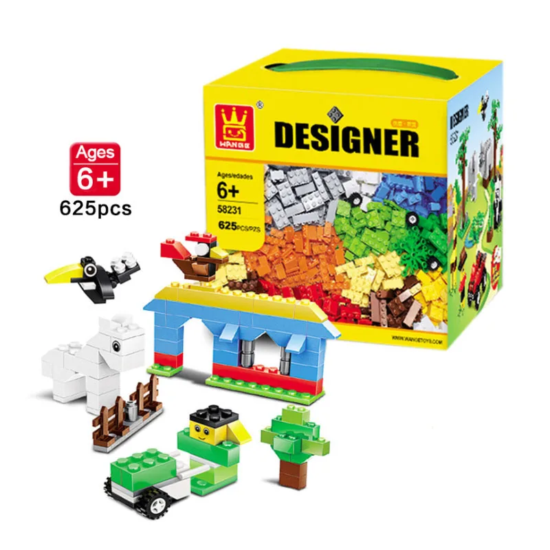 

625Pcs LegoING City Building Blocks Sets DIY Creative Bricks Toy Model Friends Figures Game Toys for Children Christmas Gift