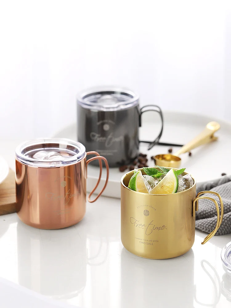 Vintage industrie Style vide métal tasse à café cachetage couverture petit  déjeuner lait tasse Tazas Desayuno acier inoxydable gobelet Caneca |  AliExpress