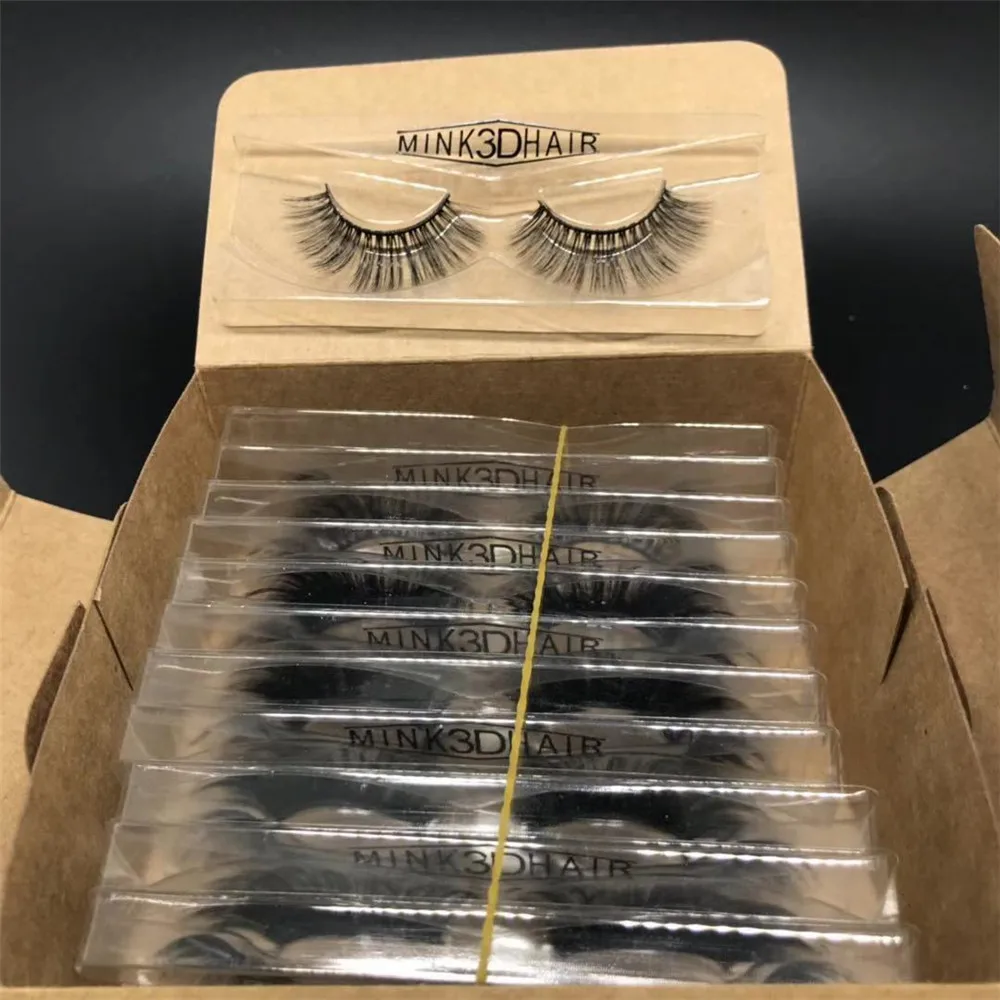 12 пар Misssexy lash натуральные 3D норковые накладные ресницы толстые Искусственные